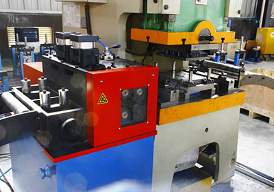 Shelf column production equipment