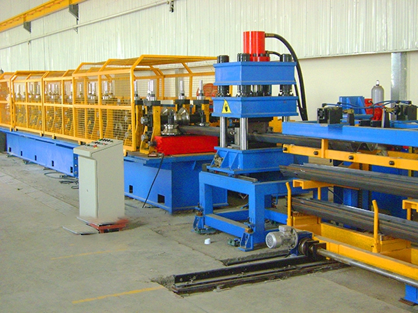 Guardrail board production line